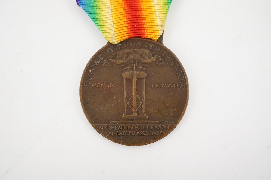 Nineteen First World War allied nations Victory Medals